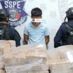 Detiene SSPE a hombre con más de 150 bloques de presunta droga en Juárez
