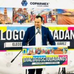 Cesar Peña Destaca Compromiso con Municipios y Comerciantes en Diálogos Ciudadanos de COPARMEX Juárez