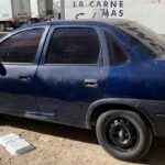 Asegura AEI vehículo utilizado en un robo a negociación en Parral
